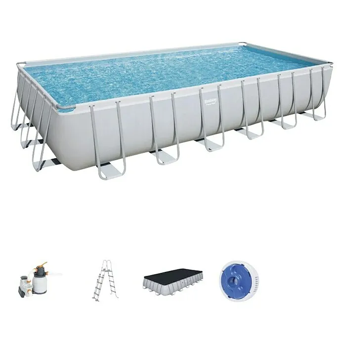 Bazen sa čeličnim okvirom Power Steel Rectangular
