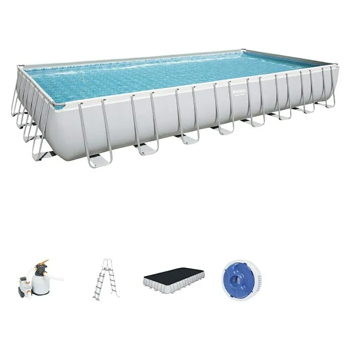 Bazen sa čeličnim okvirom Power Steel Rectangular