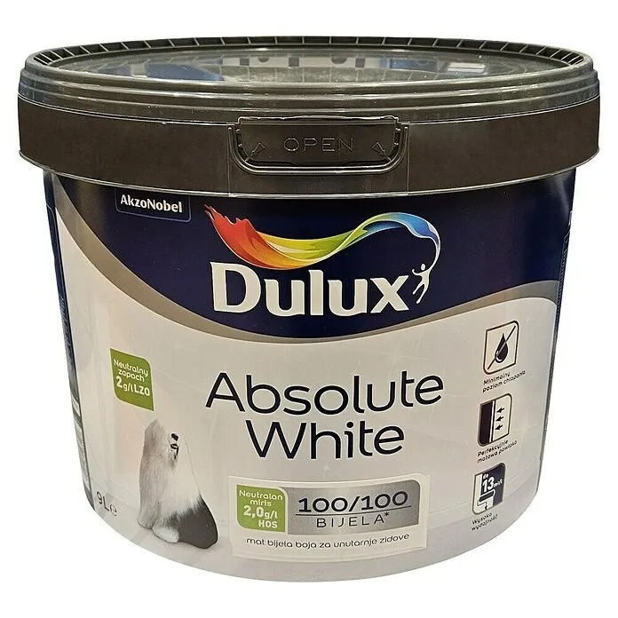 Boja za zid Absolute white