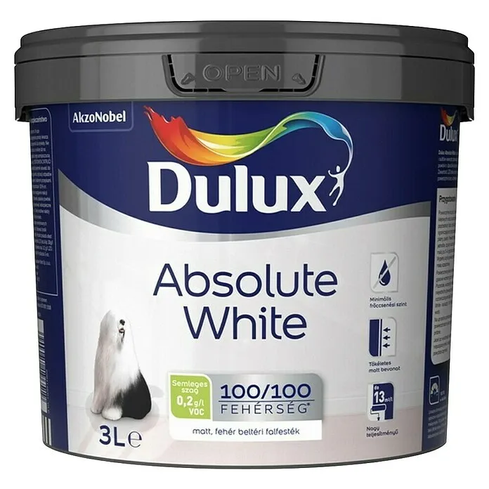Boja za zid Absolute White