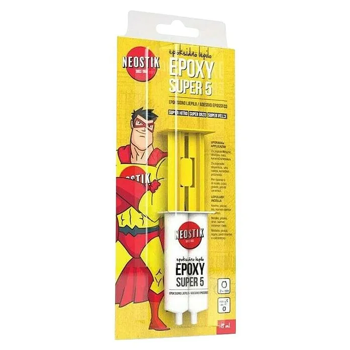 Dvokomponentno ljepilo Neostik EP-111 Epoxy Super 5