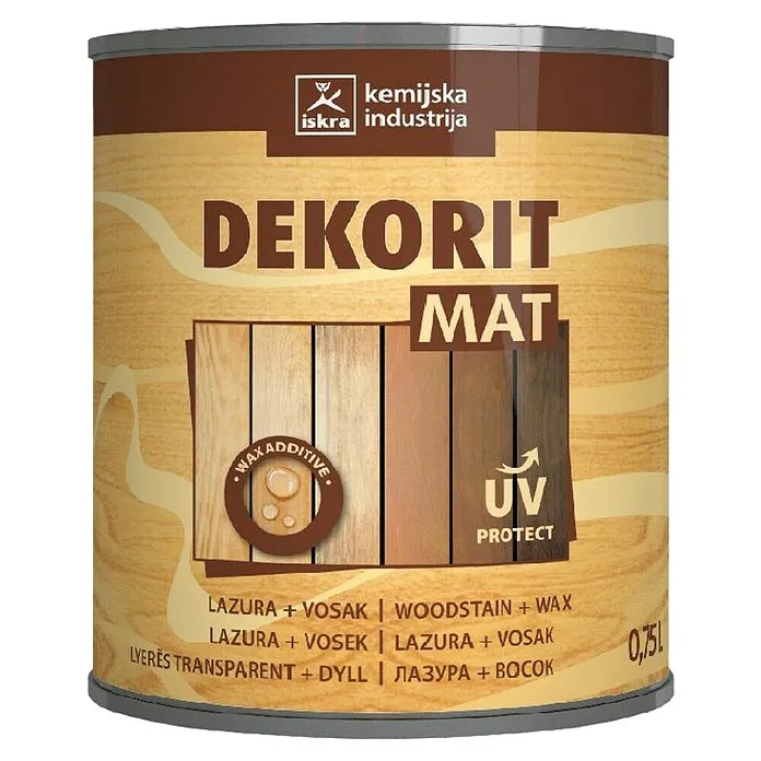 Lazura za drvo Dekorit Mat