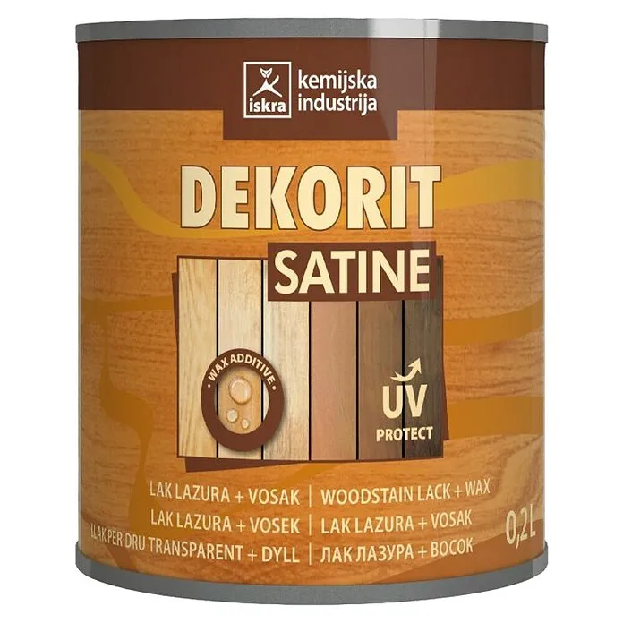 Lazura za drvo DEKORIT SATINE