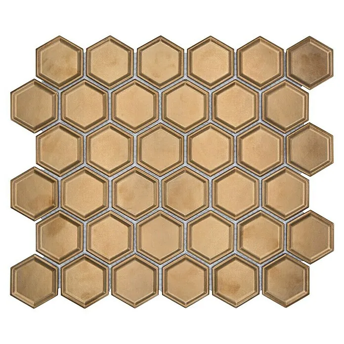 Mozaik pločica Hexagon Bronze HX 09BR