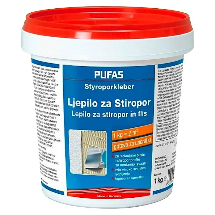 Polistirensko ljepilo Pufas