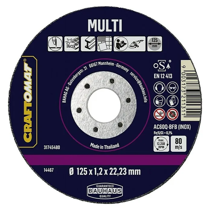Rezni disk AC60Q-BFB INOX