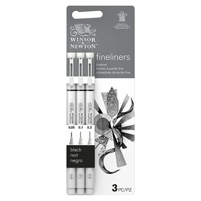 Set flomastera za tehničko crtanje Fineliner X3 Small