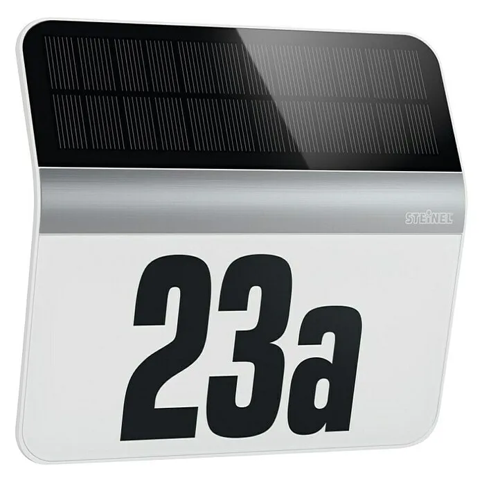 Solarna svjetiljka s kućnim brojem