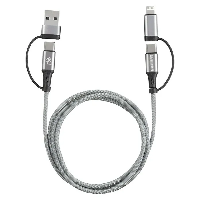USB kabel za punjenje 2+2 kabel USB-A/USB-C, USB-C/Lightning