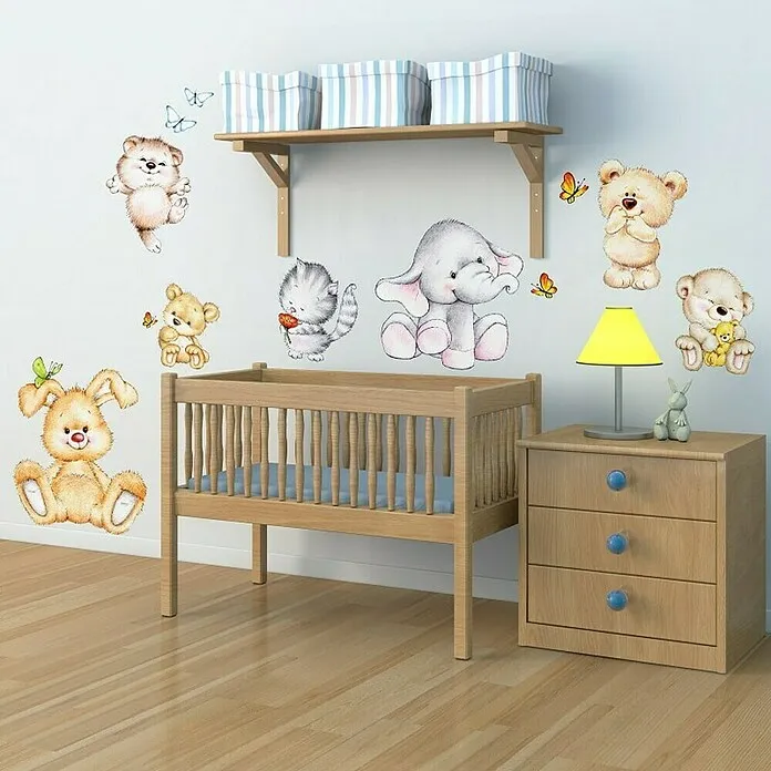 Zidna naljepnica Cute Animals