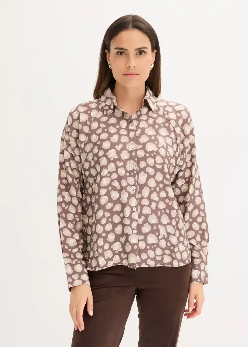 Bluza od viskoze sa šišmiš rukavima
