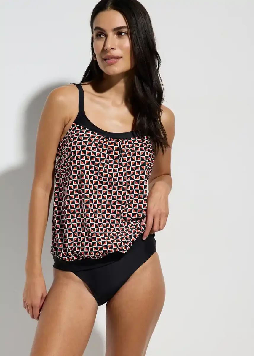 Oversize dvodijelni tankini kupaći kostim