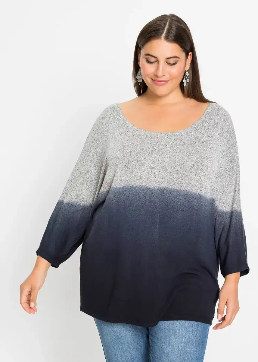 Oversize majica prelijevajućih boja