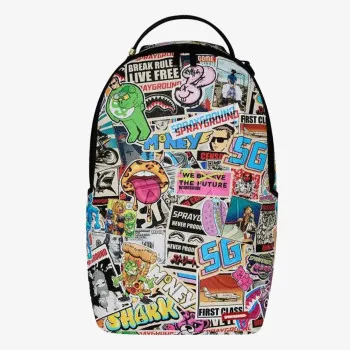 SPRAYGROUND Ruksak PUNK STICKER SHARK BACKPACK