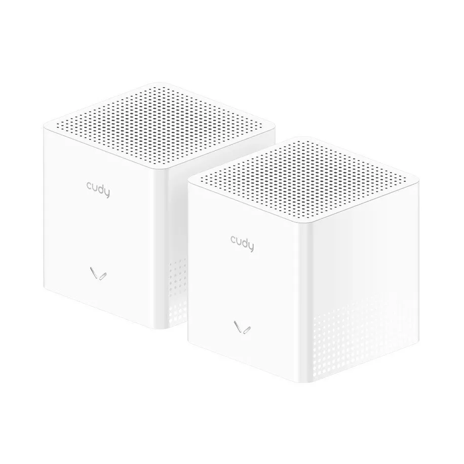 Access point CUDY M1200(2-Pack) V1.0, AC1200, Mesh WiFi, 300Mbps/867Mbps, 2 komada, bijeli