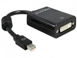 Adapter DELOCK, mini DisplayPort (M) na DVI 24+5 (Ž), 22cm