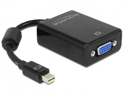 Adapter DELOCK, mini DisplayPort (M) na VGA (Ž), 20cm