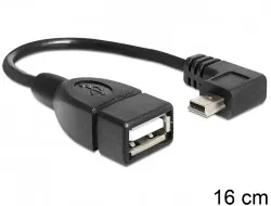Adapter DELOCK, USB mini B (M) na USB A (Ž), OTG, 16cm