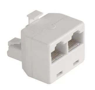 Adapter GOOBAY, RJ45 (M) na 2x RJ45 (Ž), bijeli