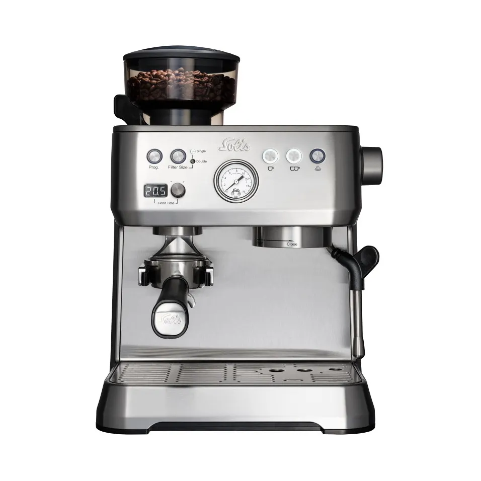 Aparat za kavu SOLIS Grind & Infuse Perfetta, espresso, 1640W, srebrni