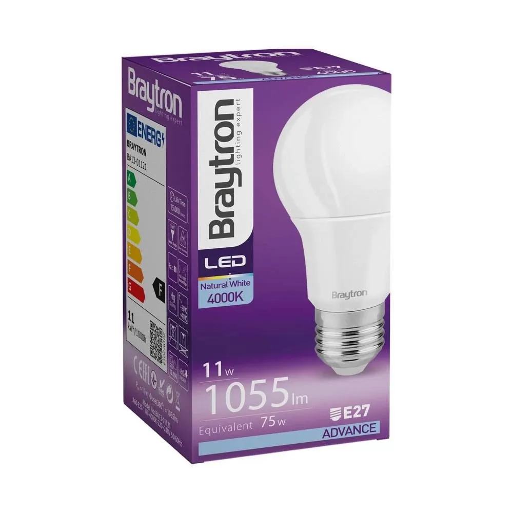 Žarulja LED Braytron 11W 4000K 1055lm E27 A60 IP20 BA13-01121