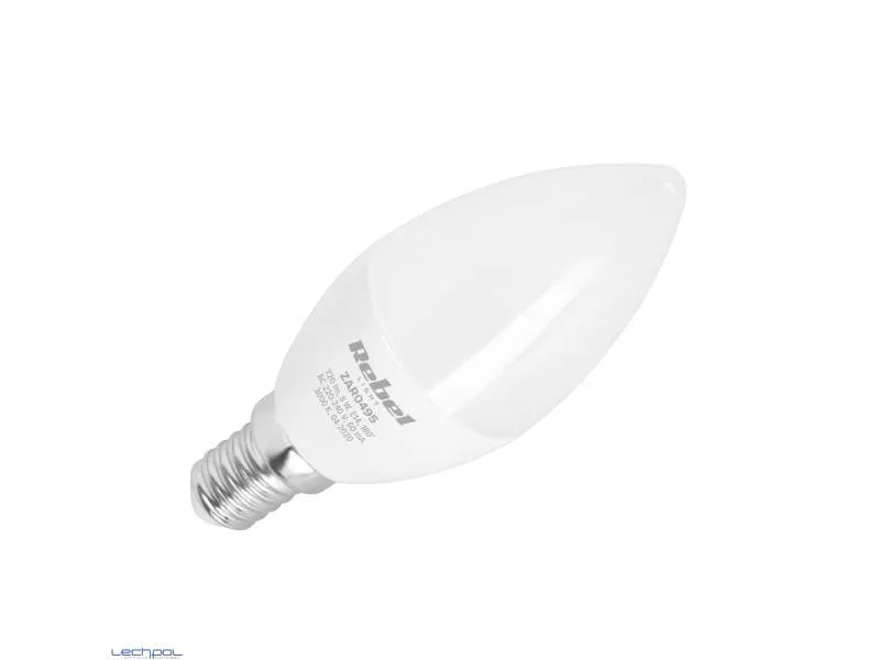 Žarulja LED E14 8W, 4000K, neutralno svjetlo,svijeća, REBEL ZAR0496