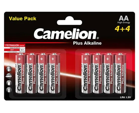 Baterija alkalna Camelion 1.5V AA 8 kom