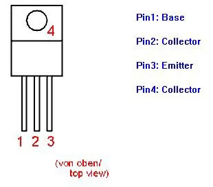 BDX54C PNP TO220 DAR 8A 100V