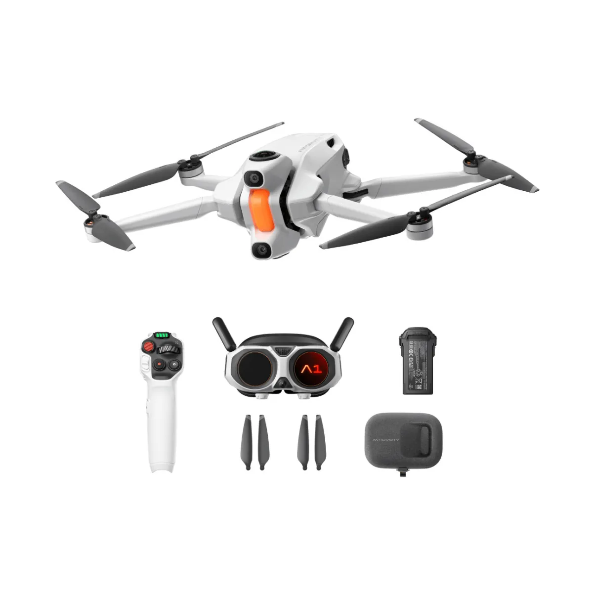 Dron INSTA360 Antigravity A1 Standard Bundle, DE001-01, 8K UHD, vrijeme leta do 24min., daljinski upravljač