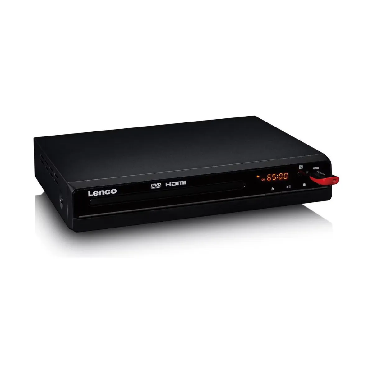 DVD Player LENCO DVD-121BK, USB A, crni