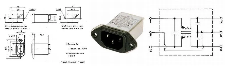 FILTER MREŽNI 220V/6A