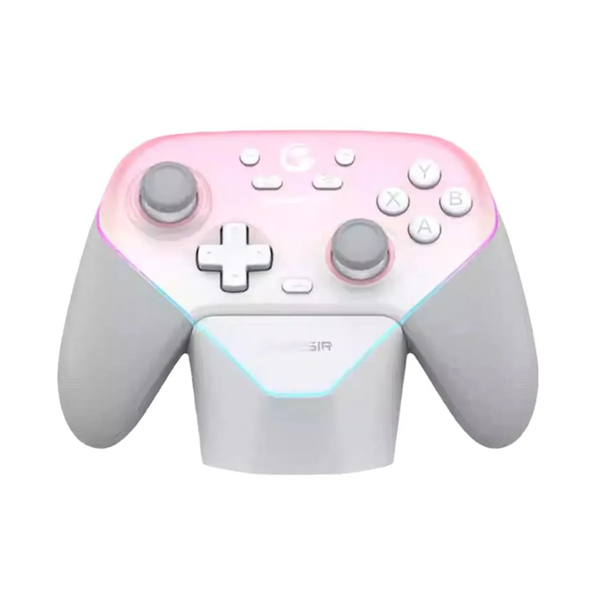 Gamepad GAMESIR Supernova T4n Pro, bežični, USB C, WiFi, Bluetooth, za Switch/Android/iOS/PC, bijelo rozi