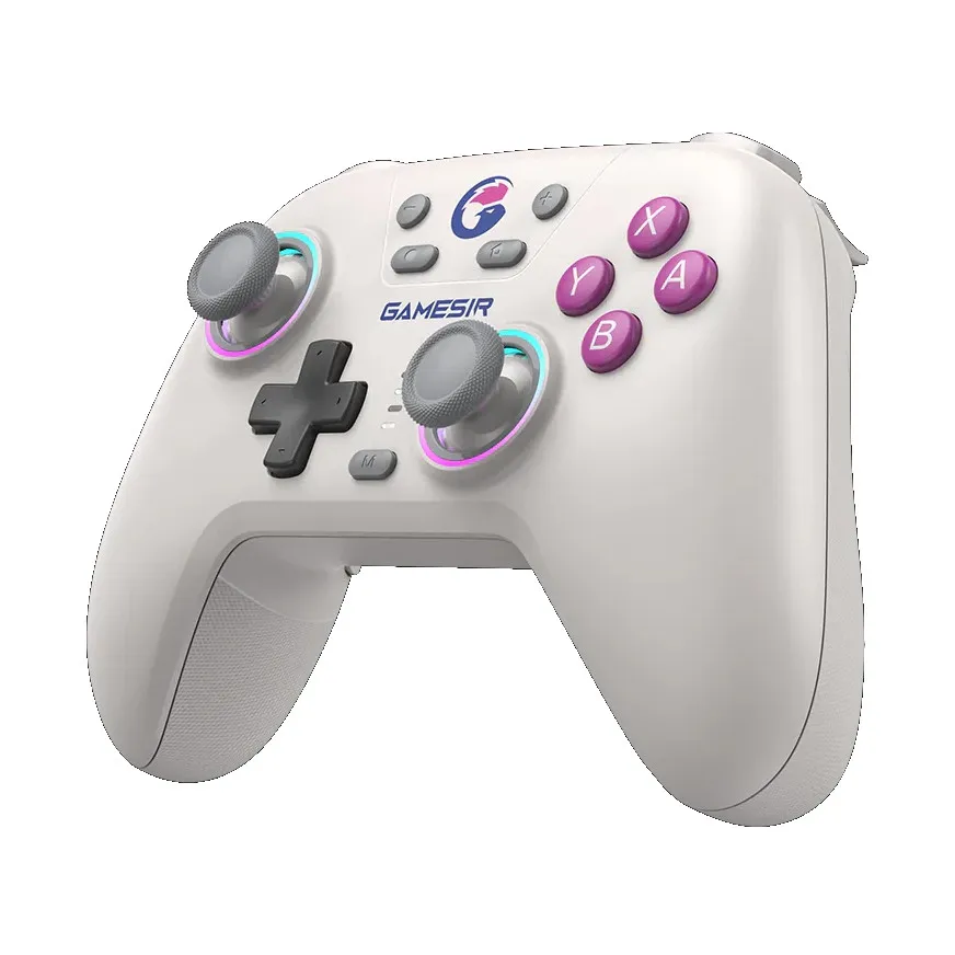 Gamepad GAMESIR T4n, bežični, bluetooth, USB C, Nintendo Switch/Android/PC, Retro white + Reciever T4n, za Nova seriju