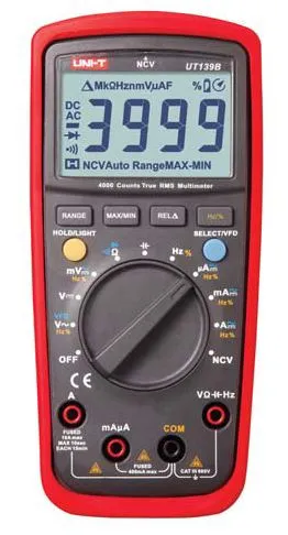 Instrument UT-139 B TRUE RMS NCV MULTIMETAR, Uni-trend