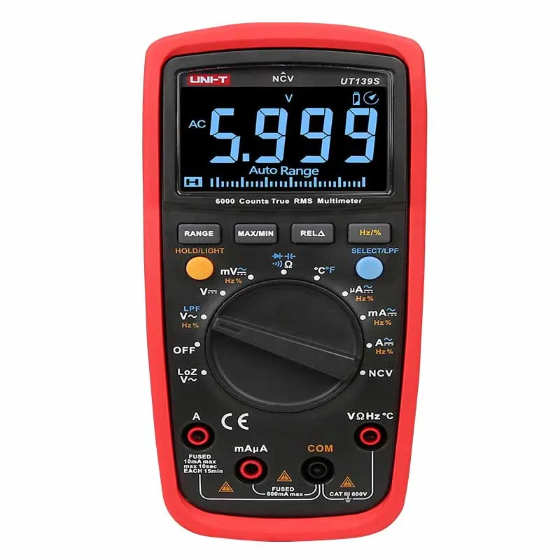 Instrument UT-139 S TRUE RMS NCV MULTIMETAR, Uni-trend