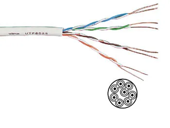 Kabel EMOS, CAT5e, UTP, licna, 1m (305m KOLUT)