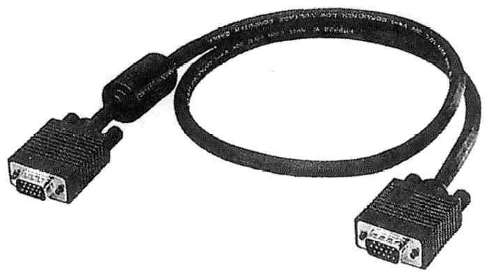 Kabel HQ, VGA DB15 (M) na DB15 (M), Ferit, 2m