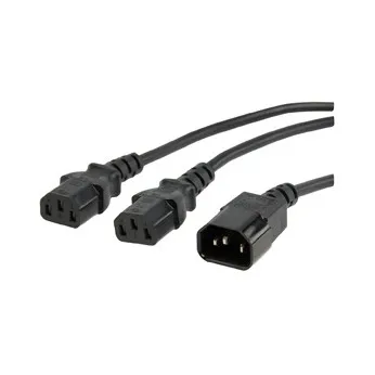 Kabel InLIne 16633, mrežni EURO razdjelni M-2 * Ž, 1.8m