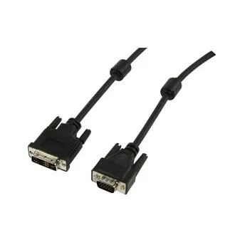 Kabel INLINE, DVI-I (M) na VGA (M), DVI-A 12+5, 3m