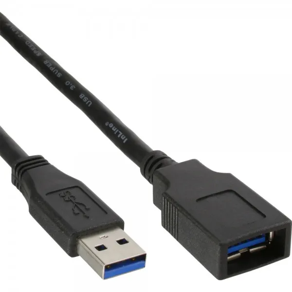 Kabel INLINE, USB A 3.0 (M) na USB A 3.0 (Ž), produžni, 3m