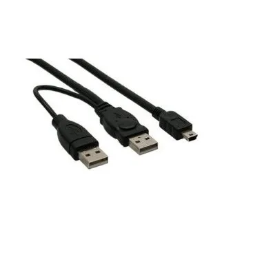 Kabel INLINE, USB A na USB mini B, 1m, crni