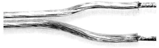 Kabel TASKER C191 TS, zvučnik, 2x1.00, Profi, prozirni