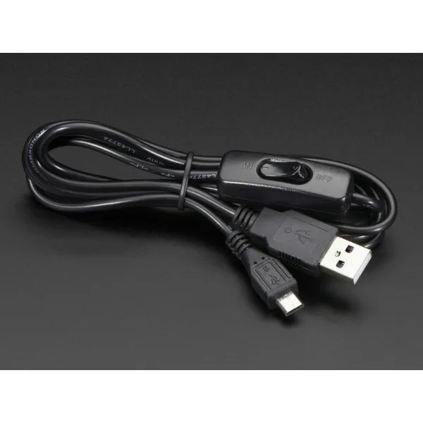 Kabel USB, USB A (M) na USB micro B 2.0 (M), s prekidačem, 1.5m