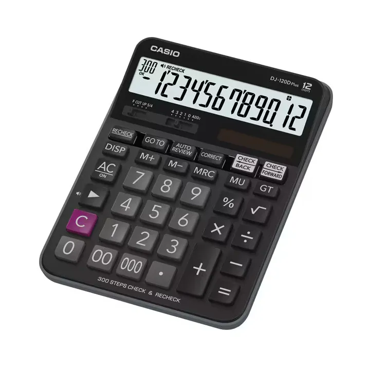 Kalkulator CASIO DJ-120D PLUS, crni