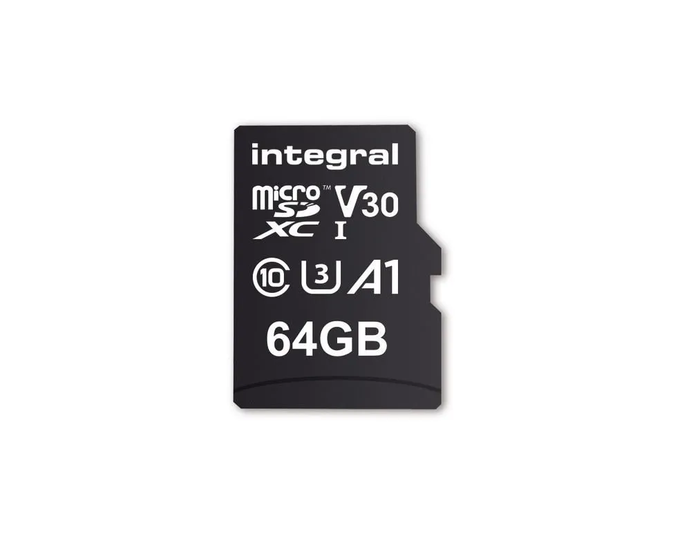 Memorijska kartica INTEGRAL Premium High Speed, micro SDHC/XC, 64GB, V30 UHS-I U3