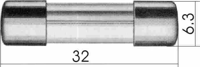 Osigurač SIBA, 4 brzi, 6.3 x 32
