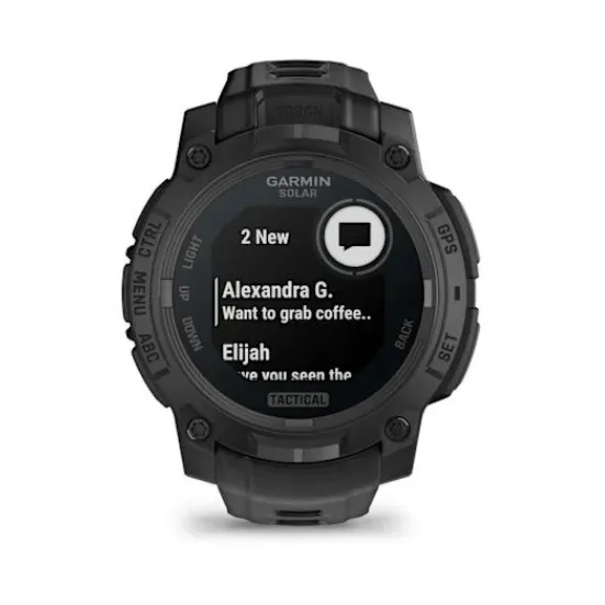 Pametni sportski sat GARMIN Instinct 3 Solar, Tactical Edition, 010-02934-50, 45mm, crni
