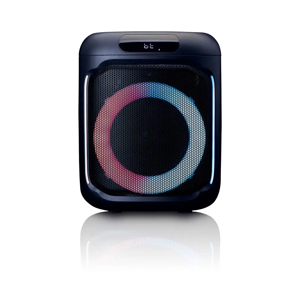 Prijenosni audio sustav LENCO PA-101BK, 100W, Bluetooth, USB A, IPX4, mikrofon, LED efekti