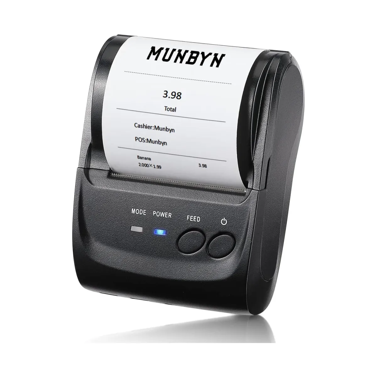 Printer POS MUNBYN 58mm, prijenosni, termalni, USB mini B, Bluetooth