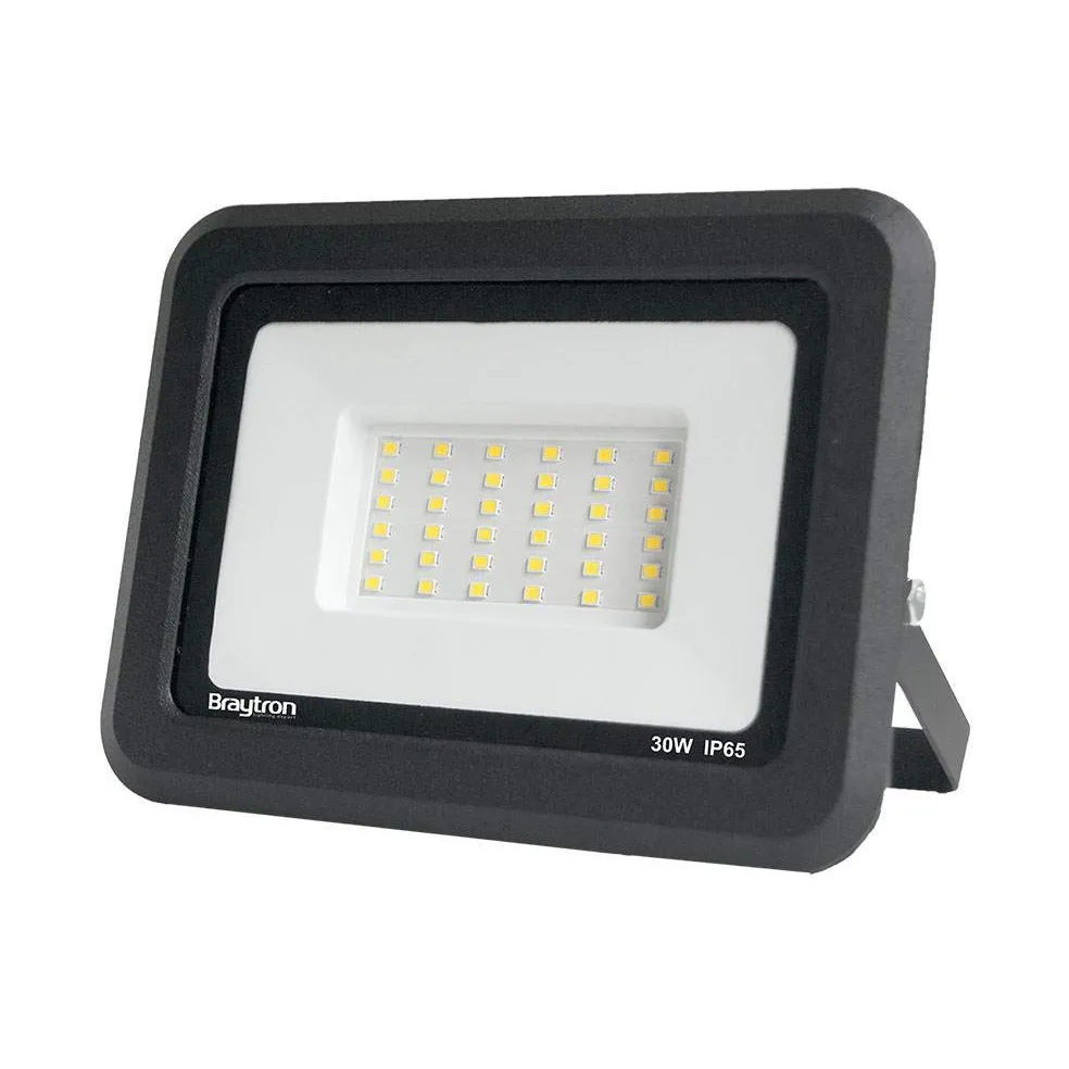 Reflektor LED Braytron 30W 6500K 2550lm IP65 sivi